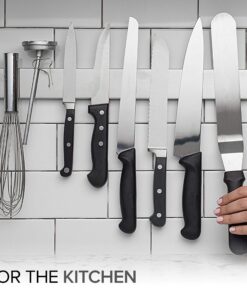Modern Innovations 16 Inch Stainless Steel Magnetic Knife Bar with Multi-Purpose Functionality as a Knife Holder, Knife Strip, Magnetic Tool Organizer, Art Supply Organizer & Home Organizer 17 71PGVtNvZ2L