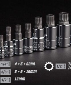 Capri Tools XZN Triple Square Spline Bit Socket Set, Metric, 10-Piece XZN Bit Set / Standard Length 25 71PH7ewKqcL