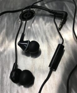 Panasonic ErgoFit Wired Earbuds, In-Ear Headphones with Microphone and Call Controller, Ergonomic Custom-Fit Earpieces (S/M/L), 3.5mm Jack for Phones and Laptops - RP-TCM125-K (Black) Black With Mic 44 71PH7myC6 L