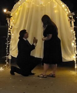 Adorox 7.8ft Backdrop Stand - Balloon Arch Kit, Stable Balloon Arch Frame, Metal Wedding Arch for Wedding Birthday Party Baby Shower Decoration(White) 1 White 1pc 33 71PHcTZ hzL