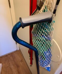 Drive Medical RTL10372BC Walking Stick with Gel Grip Offset Handle, Blue Crackle 5 71PHfCNzWVL