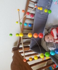 HABA Nursery Room Wooden Mobile Rainbow Balls (Made in Germany) 24 71PHpUfaGmL