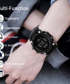 Gosasa Big Dial Digital Watch S Shock Men Military Army Watch Water Resistant LED Sports Watches A Black 20 71PHzNVfJqL