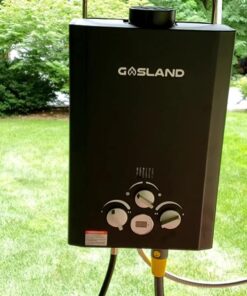 Alternative view of Tankless Water Heater, GASLAND Outdoors BE158B 1.58GPM 6L Portable Gas Water Heater, Instant Propane Water Heater, Overheating Protection, Easy to Install, Use for RV Cabin Barn Camping Boat, Black
