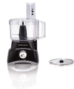Hamilton Beach Food Processor & Vegetable Chopper for Slicing, Shredding, Mincing, and Puree, 8 Cup, Black 46 71PISWZugPL 1
