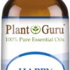 Happy Essential Oil Blend 10 ml 100% Pure, Undiluted, Therapeutic Grade. (Blend of: Pink Grapefruit, Lemon, Cassia, Ginger, Peppermint) 18 71PIW0g9HBL