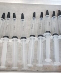 EZ-Inject 25 Pack Plastic Syringes for Jello Shots 1oz - 100% Safe and Reusable Jello Shot Syringes with Caps - Small Syringe Shots Holiday and Halloween Party Supplies for Adults 29 71PIlOXUqAL