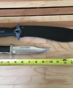 Kershaw Camp 10 Machete, Fixed Blade Knife, 10" 65Mn Carbon Tool Steel Blade, Includes Sheath, Camp Series Machete, Outdoor and Survival Tool,Black 1077 50 71PK1RP1sbL