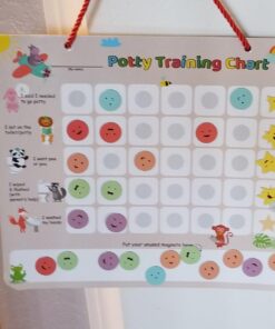 Putska Animal Potty Training Chart for Toddlers Boys & Girls - Potty training stickers for girls potty training toilet and boys. A sticker chart for kids potty training rewards. Toddlers Potty chart 44 71PKocmHM0L 1