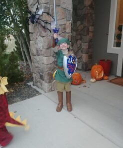 Link Prestige Legend of Zelda Nintendo Costume, Medium/7-8 M (7-8) 36 71PKqESRjLL