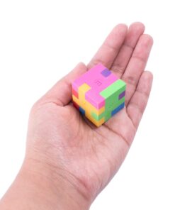 Alternative view of 12 Pack Colorful Puzzle Erasers Miniature Pencil Erasers Children Party Favors, Classroom Student Prize Packs, Brain Teasers