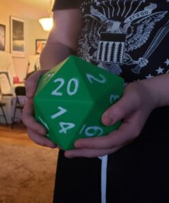 Learning Advantage Jumbo Polyhedra Die - 20 Sides - Large, Foam Dice for Games - Teach Numbers, Probability, Addition and Subtraction 30 71PLkMBDFqL