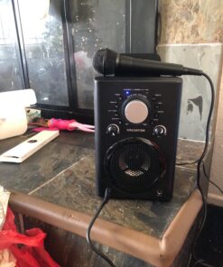 Singsation Karaoke Machine - Full Karaoke System for Adults or Kids, with Wireless Bluetooth Speaker and Microphone. Works with All Karaoke Apps via Smartphone or Tablet 34 71PMPRbXmkL