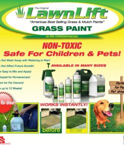 Lawnlift Ultra Concentrated (Green) Grass Paint 8oz. = 2.5 Quarts of Product. 14 71PNbrIxIVL