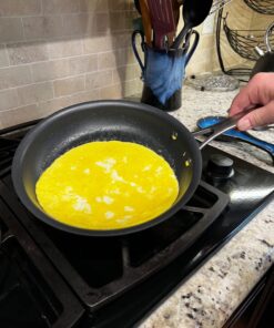 Martha Stewart Bosworth 10 Piece Hard Anodized Nonstick Aluminum Cookware Set - Black 23 71PNgdcqtrL