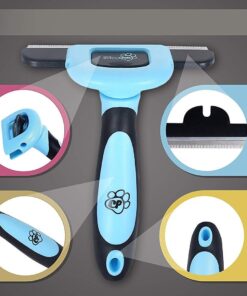 Pet Grooming Dog & Cat Brush For Shedding, Effective for Long & Short Hair Pet Grooming Tool, Reduces Dogs and Cats Shedding Hair By More Than 95%, The Professional Deshedding Tool 23 71PNt0tXUKL