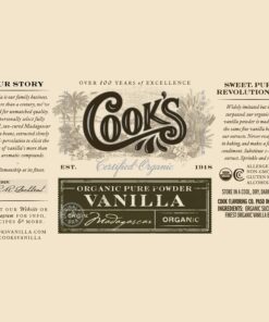 Alternative view of Cook’s, Organic Madagascar Pure Vanilla Powder | World’s Finest Gourmet Fresh Premium Vanilla for Cooking, Baking, & Flavoring, 4.5 oz 4.5 Ounce (Pack of 1)