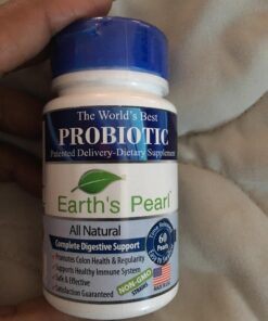 Earth's Pearl Probiotic Pearls for Women and Men - Kids Probiotic with Prebiotic Fiber - Daily Probiotic for Women and Men - 60-Day Supply of Prebiotics and Probiotics for Women and Men Probiotic 2 Month Supply 39 71PPD81DY1L