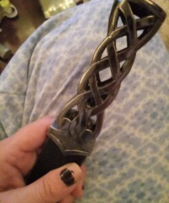 Ace Martial Arts Supply New Scottish Celtic Gaelic Twist Knot Blue Ruby Gemstone Wicca Dirk Dagger Knife, 9-Inch 37 71PPbbB38YL