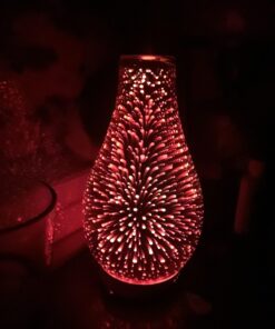 Porseme Essential Oil Diffuser 3D Glass Aromatherapy Ultrasonic Humidifier Cool Mist, Auto Shut-Off, Timer Setting, BPA Free for Home Office Hotel Yoga Gym Leisure SPA Gift 100ml B1-100ml Volcano 35 71PPnJpLtxL