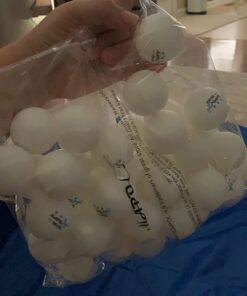 MAPOL 50 White 3-Star Table Tennis Balls Premium Training Ping Pong Balls 29 71PQ0BonOLL