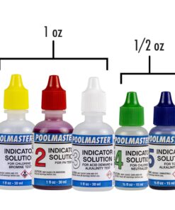 Alternative view of Poolmaster 23227 Replacement Indicator Solutions #1 - #5 For Spa or Swimming Pool Water Testing, Neutral, Small Replacement Solutions