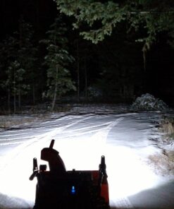 MICTUNING LED Light Bar Wiring Harness Fuse 40Amp Relay ON-OFF SASQIATCH Rocker Switch Blue(2 Lead ) 19 71PR16QilL