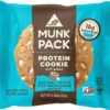 Munk Pack Soft Baked Protein Cookie | Plant Based & Vegan Snacks | Non-GMO Coconut White Chip Macadamia | Individually Wrapped Gluten Free Chewy Cookies | 12 Pack 2.96 Ounce (Pack of 12)