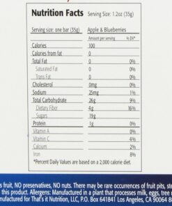 That's it Super Sampler, Pack of 12, (2 Apple+Blueberry, 2 Apple+Strawberry, 2 Apple+Pineapple, 2 Apple+Pear, 2 Apple+Cherry, 2 Apple Banana) 6 71PS9TG5sZL