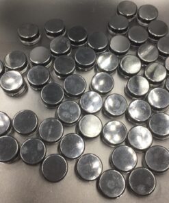 Houseables 3 Gram Jar, 3 ML, Black, 50 Pk, BPA Free, Cosmetic Sample Empty Container, Plastic, Round Pot, Screw Cap Lid, Small Tiny 3g Bottle, for Make Up, Eye Shadow, Nails, Powder, Paint, Jewelry 50 Count 38 71PSUp7tPIL