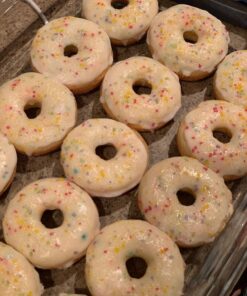 Mrs. Anderson's Baking 6-Cup Donut Pan, Carbon Steel with Non-Stick Coating, PFOA Free, 10.5-Inches x 7-Inches Donut, 6-Cup 7 71PSeXOVE9L