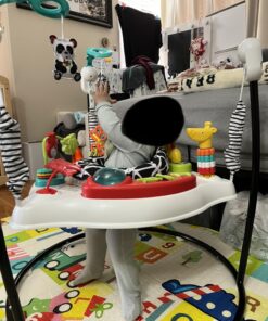 Fisher-Price Baby Bouncer Animal Wonders Jumperoo Activity Center With Music Lights Sounds And Developmental Toys 30 71PT4rMA1nL
