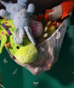 Handy Laundry Jumbo Toy Hammock, Organize Stuffed Animals or Children's Toys, Looks Great with Any Decor While neatly organizing Kid's Toys and Stuffed Animals, Expands to 5.5 feet, White 33 71PTSEFGIdL