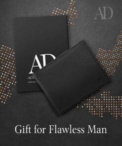 Access Denied Slim Leather Bifold Wallets For Men - Minimalist Mens Wallet RFID Blocking Card Holder With ID Window Box Gifts For Men Black 21 71PTfsDh2CL