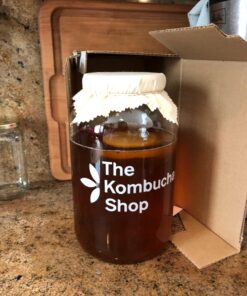 The Kombucha Shop Organic Kombucha Starter Kit - 1 Gallon Brewing Kit Includes All The Essentials Required for Brewing Kombucha At Home Regular 54 71PTg4mJkL
