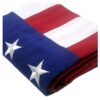 VSVO American Flag 3x5 ft – Heavy Duty 300GSM Tough Spun Polyester Embroidered US Flag for Outdoor/Outside. Sewn Stripes - Brass Grommets USA Flags 2 71PTkGSGgL 1