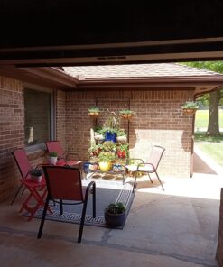 Adams Manufacturing 8500-26-3700 Plastic Quik-Fold® Side Table, Cherry Red 25 71PTmesGvuL