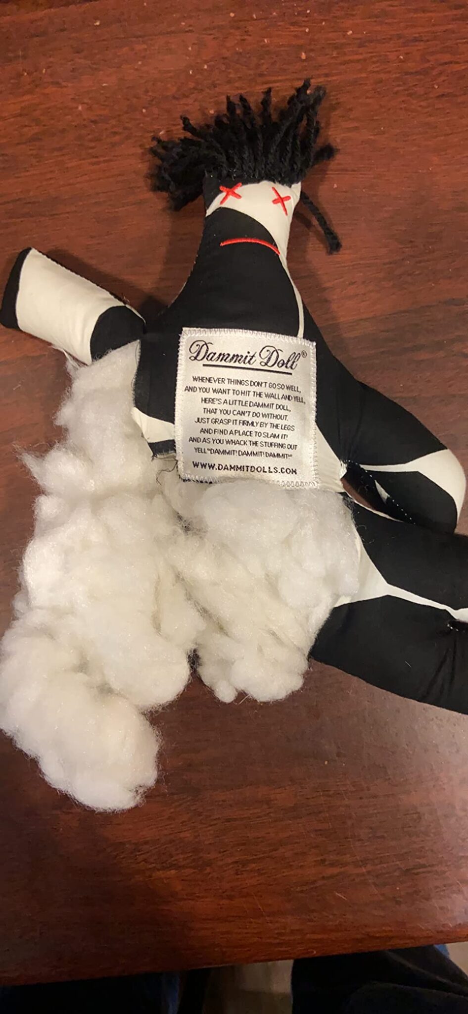 Dammit Doll Stress Relief Toy - Random Color Funny Gag Gift For Stress Management