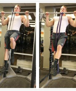 Fitness Dreamer Resistance Bands, Exercise Loop Bands and Workout Bands, Fitness Bands for Training or Physical Therapy-Improve Mobility and Strength 4 set Red&Black&Purple&Green 14 71PUT56wAL