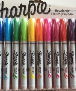 Sharpie Permanent Markers, Brush Tip, Assorted, 12 Pack 12-Count 31 71PUaUYAR8L