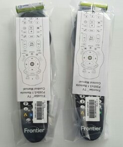 Set of Two Verizon FiOS TV Replacement Remote Controls by Frontier Works with Verizon FiOS Systems