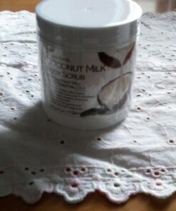 Exfoliating Body Scrub with Hydrating Coconut Milk and Detoxifying Dead Sea Salt, Moisturizing Exfoliating Scrub by Pure Body Naturals, 12 Ounce (Packaging Varies) 38 71PV8b5PEgL