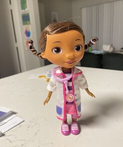 Doc McStuffins Toy Hospital Doc 8.5 Inch Articulated Doll with Doctor Accessories, Kids Toys for Ages 3 Up by Just Play 27 71PVyDeDDHL