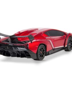 Alternative view of Best Choice Products 1:24 Scale Kids Licensed RC Lamborghini Veneno Car, Head and Taillights - Red
