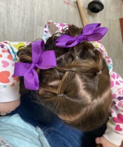 40pcs Toddler Girls Ribbon Bows for Hair (3 Inch Bow Bulk Pack) (20 pairs toddler bows) 20 Pairs 3 inch Hair Bows 33 71PWzXBC9SL