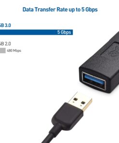 Cable Matters 2-Pack USB 3.0 Coupler USB Female to Female Adapter Gender Changer 12 71PXGVxl2SL