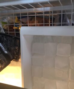 Home-Complete Large Ice Molds Silicone Trays Makes 8, 2”x 2” Big Cubes BPA-Free, Flexible-Chill Water, Lemonade, Cocktails, and More, Black(Pack Of 2) 2"x2"9(2 Pack) 40 71PY9vz62kL