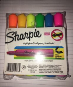 Sharpie Accent Tank-Style Highlighters, 6 Colored Highlighters (25076) 23 71PZFZ1fshL
