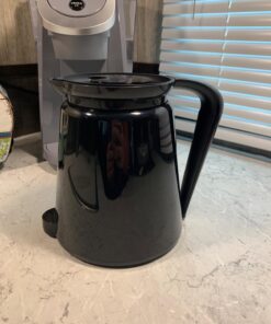 Keurig 2.0 Plastic Carafe 32oz Double-Walled with Easy-Pour Handle, Holds and Dispenses Up to 4 Cups of Hot Coffee, Compatible With Keurig 2.0 K-Cup Pod Coffee Makers, Black 13 71PZz62nYL