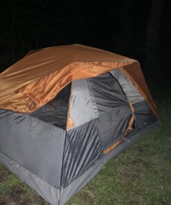 Amazon Basics Dome Camping Tent With Rainfly and Carry Bag, 4/8 Person 4-person 22 71PavdE4EqL